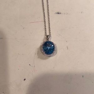 Blue Nile Blue Topaz Necklace